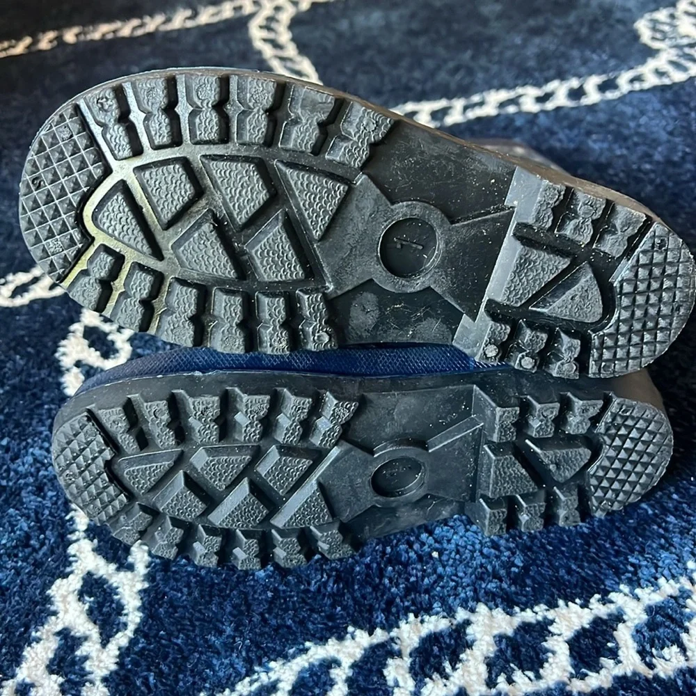 Boys Navy Blue Rainboots - Picture 3 of 3